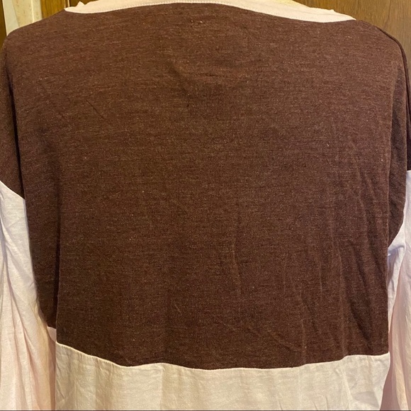 Chaser pink maroon color block tee size medium NWT - Picture 4 of 6